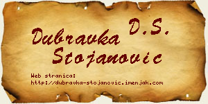 Dubravka Stojanović vizit kartica